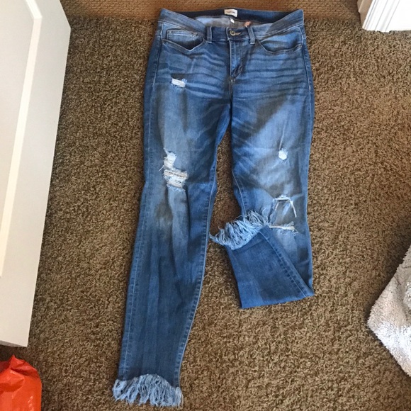 sneak peek jeans mid rise